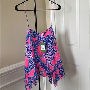 NWT Lilly Pulitzer Silk Kimi Top Size M